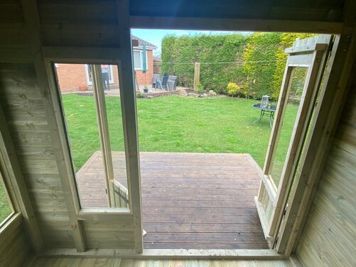 #SHP044 8x6 Pent Summer House