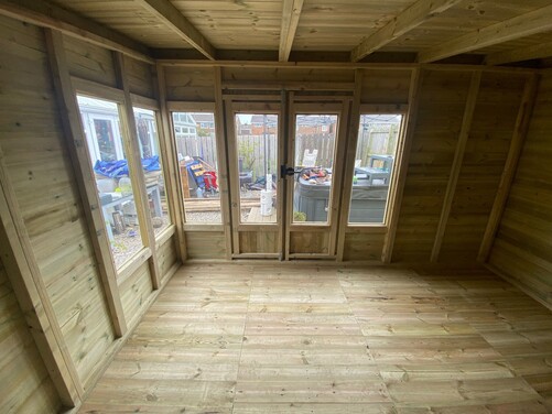 #SHP047 12x10 Pent Summer House