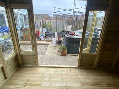 #SHP047 12x10 Pent Summer House