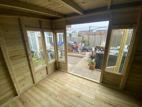 #SHP047 12x10 Pent Summer House