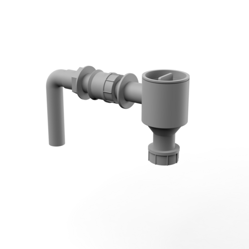 Screened Overflows To Suit Tank Body - 22mm - 3/4 inch (Extended Reach)