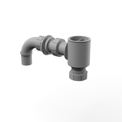 Screened Overflows To Suit Tank Body - 42mm - 1 1/2 inch Extended Reach