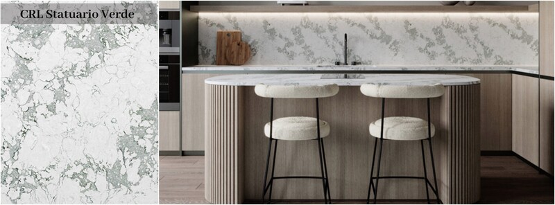 CRL Quartz Statuario Verde