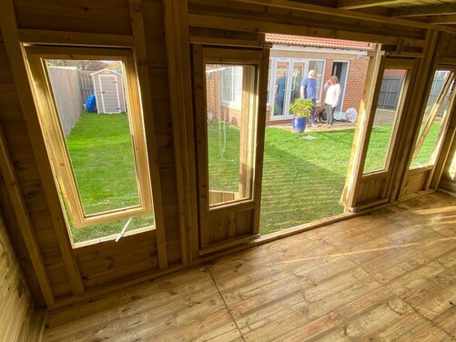 #SHP048 16x10 Pent Summer House