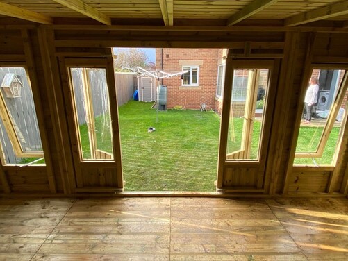 #SHP048 16x10 Pent Summer House