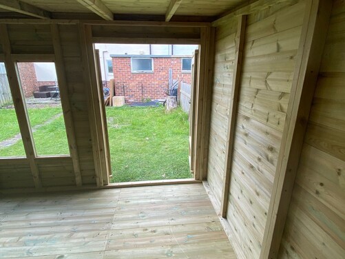 #SHP049 14x10 Pent Summer House