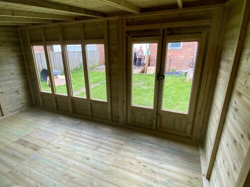 #SHP049 14x10 Pent Summer House