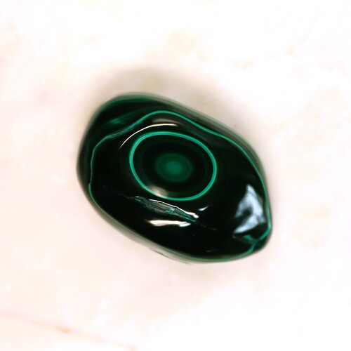 Malachite Polished Palm stone