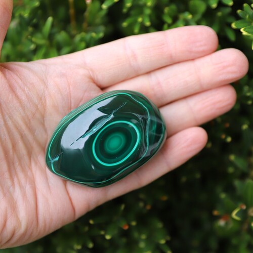 Malachite Polished Palm stone