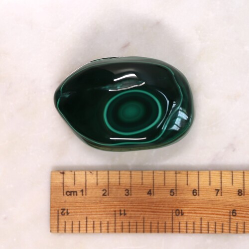 Malachite Polished Palm stone