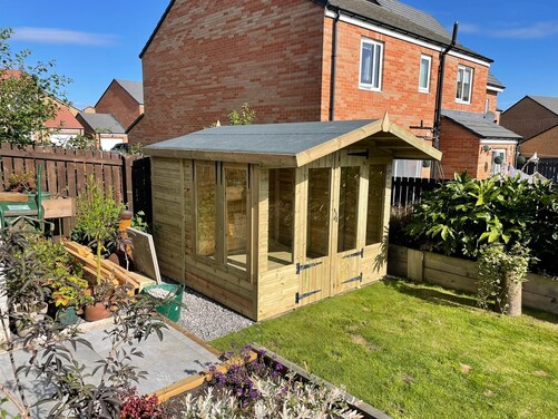 #SHA074 8x8 Apex Summer House