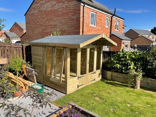 #SHA074 8x8 Apex Summer House