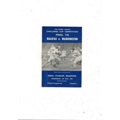 Challenge Cup Final Rugby League Programmes