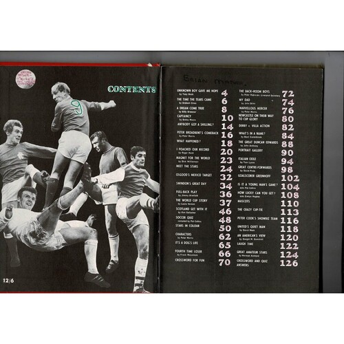 Charles Buchan's Soccer Gift Book 1969/70 (hardback) 1970