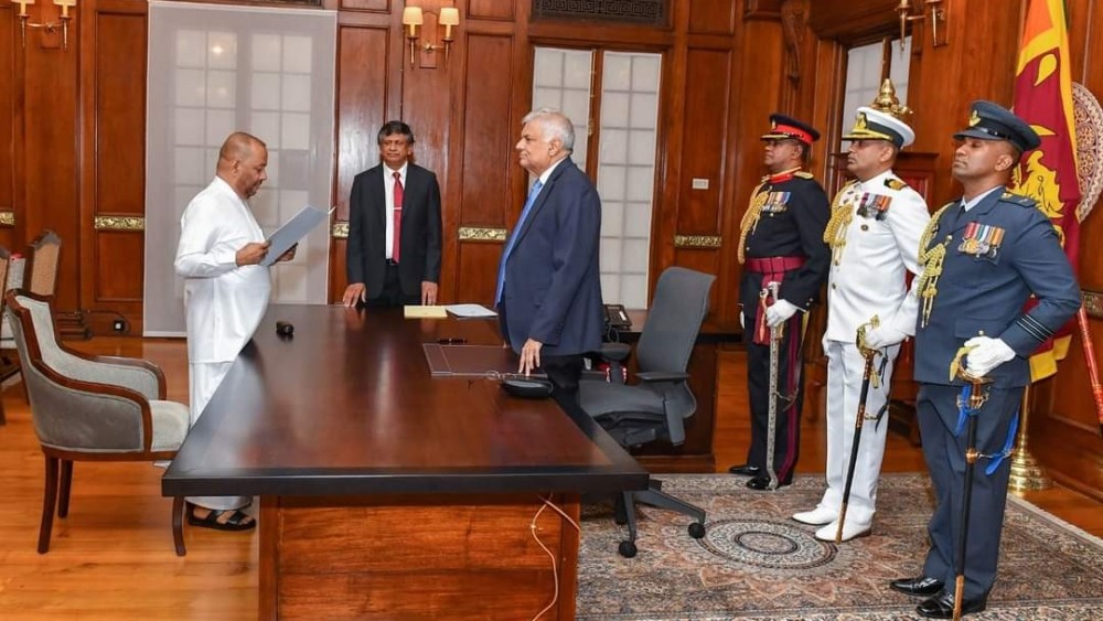 மூன்று அமைச்சர்கள் பதவிப்பிரமாணம்