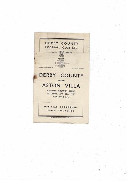 More Football Programmes listed today