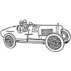 1950's Racing Car Rubber Stamp (Available in 3 sizes) from £6.89