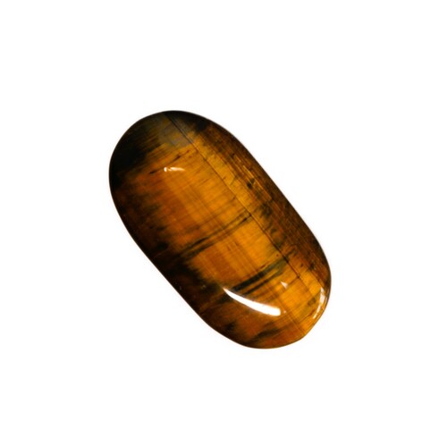 Tigers Eye Polished Palm Stone