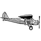 Aeroplane Rubber Stamp (Available in 3 sizes) from £6.89