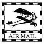 Air Mail Rubber Stamp (Available in 3 sizes) from £6.89