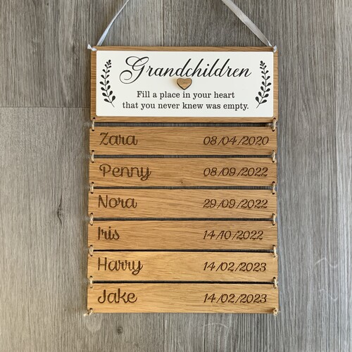 Grandchildren Quote Plaque