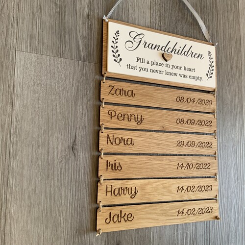 Grandchildren Quote Plaque