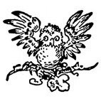 Baby Owl Rubber Stamp (Available in 3 sizes) from £6.89