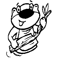 Beaver and Branch Rubber Stamp (Available in 3 sizes) from £6.89