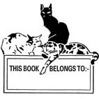 Belongs to. . Cats Rubber Stamp (Available in 3 sizes) from £6.89