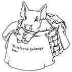 Belongs to. . Piglet Rubber Stamp (Available in 3 sizes) from £6.89