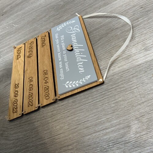 Grandchildren Quote Plaque