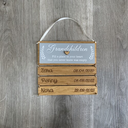 Grandchildren Quote Plaque