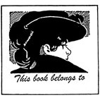 Belongs to. . Woman in Hat Rubber Stamp (Available in 3 sizes) from £6.89