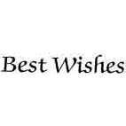 Best Wishes Rubber Stamp (Available in 3 sizes) from £6.89