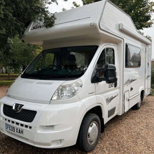 2009 (09)reg Elddis Suntor 130 5 Berth Peugeot Boxer Motorhome - Only 48669 Miles