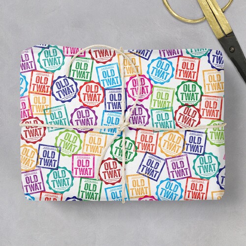 Old Twat Wrapping Paper