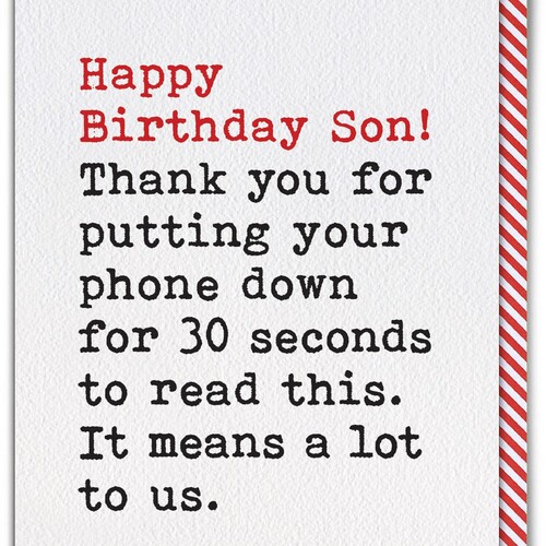 Happy Birthday Son