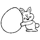 Easter Bunny Rubber Stamp (Available in 3 sizes) from £6.89