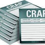 Crap Metallic Sticky Notes