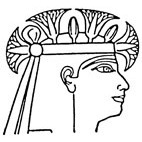 Egyptian Head Rubber Stamp (Available in 3 sizes) from £6.89