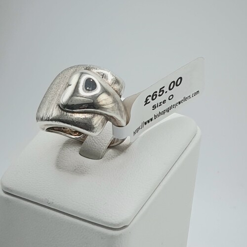 Heart Designed Silver Ring