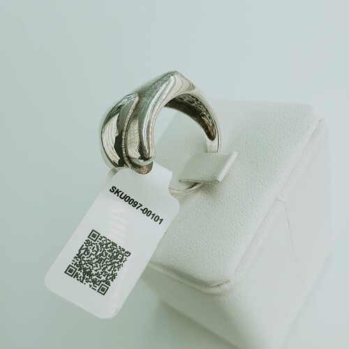 Heart Designed Silver Ring