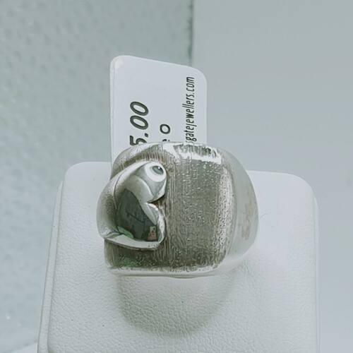 Heart Designed Silver Ring