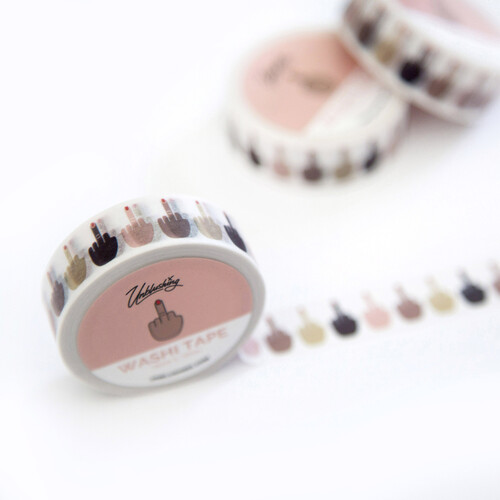Middle Finger Washi Tape