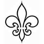 Fleur de Lis Rubber Stamp (Available in 3 sizes) from £6.89