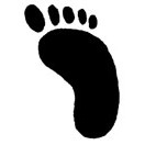 Footprint Rubber Stamp (Available in 3 sizes) from £6.89