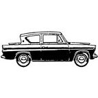 Ford Anglia Rubber Stamp (Available in 3 sizes) from £6.89