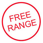 FREE RANGE Pre-inked Easy Egg Stamp