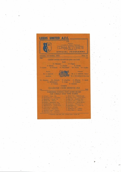 Many more Football Programmes listed today