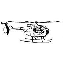 Helicopter Rubber Stamp (Available in 3 sizes) from £6.89
